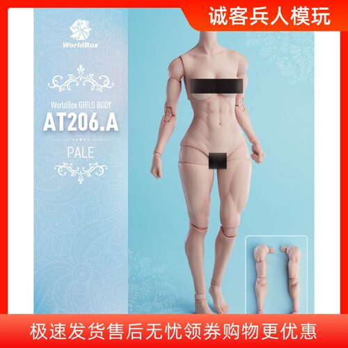 耐操1/6女素体肌肉版AT206A