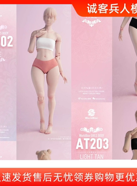 Worldbox AT202 AT203耐操1/6关节可动女素体模特 肥腿版现货