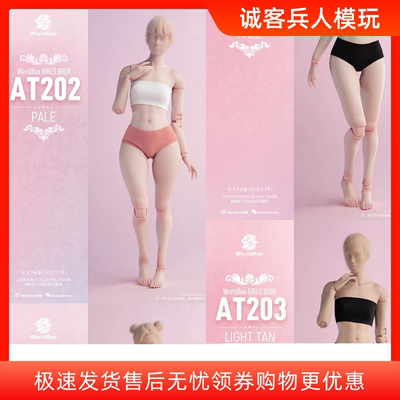 Worldbox AT202 AT203耐操1/6关节可动女素体模特 肥腿版现货