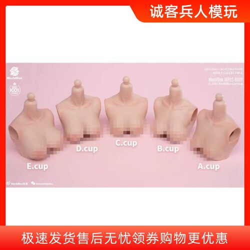 兵人Worldbox1/6女素体专用胸型