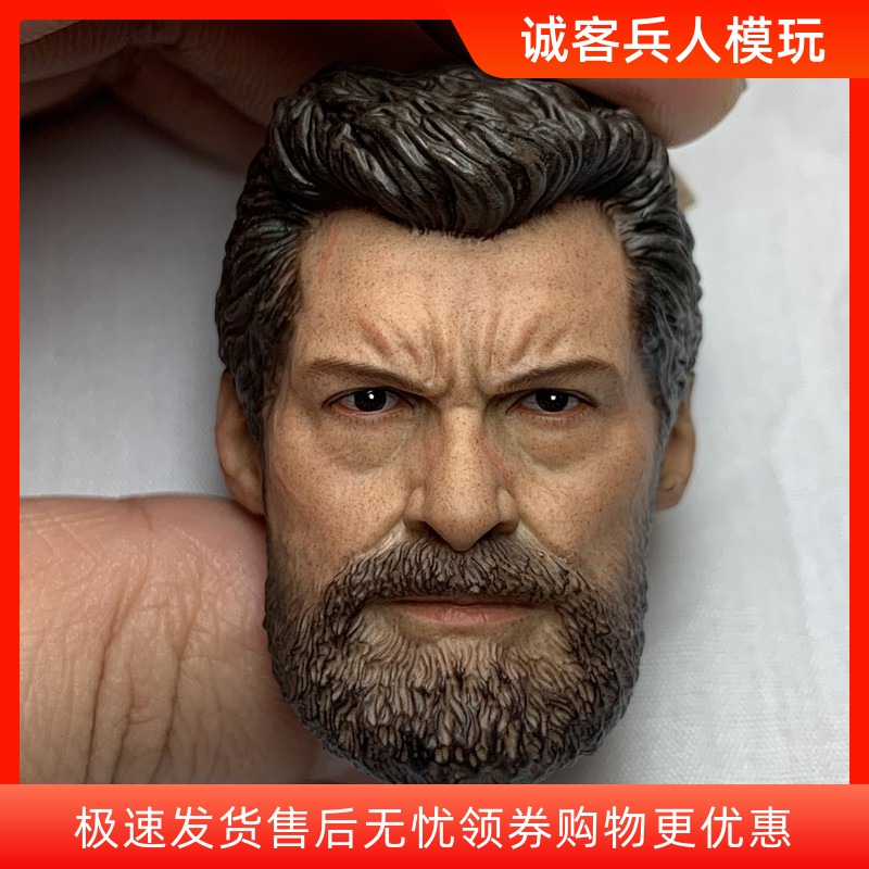 模型金剛狼頭雕休杰克曼兵人現貨