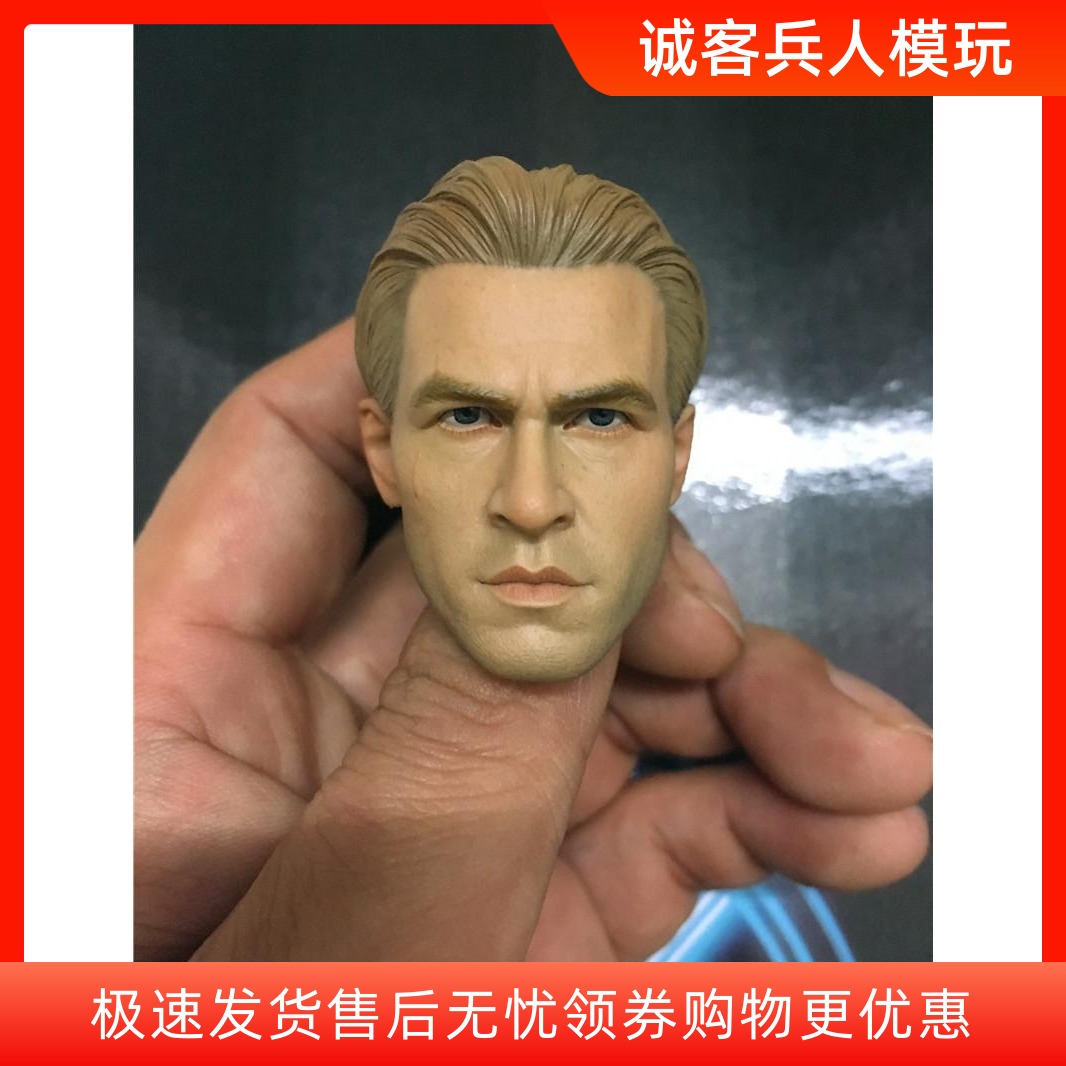 1/6兵人头雕模型 银行劫匪犯罪人员 男 头雕模型现货包邮