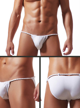 日系绑带高叉男士三角裤男低腰性感棉相扑男士内裤个性青年潮男