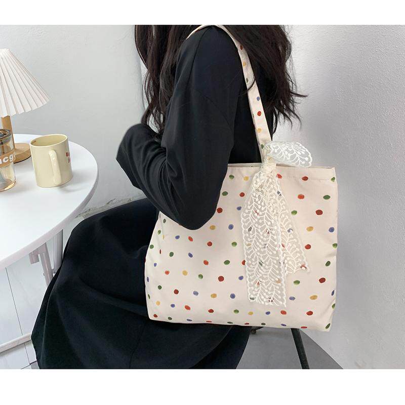 2026新款帆布包上班通勤学生上课装书包小众文艺布包水洗不褪色