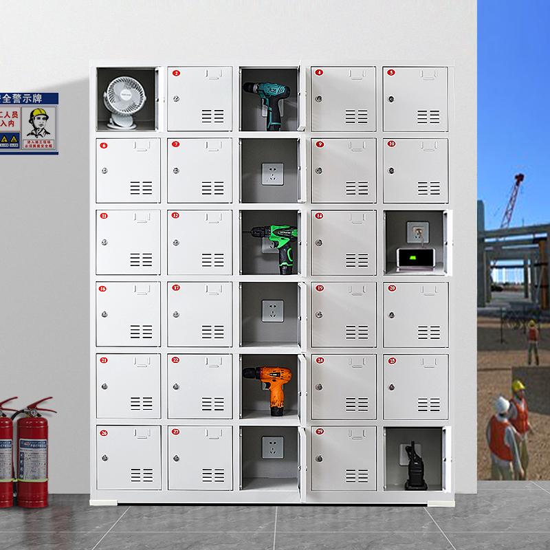 工地电钻对讲机电动工具充电柜