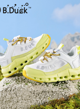 小黄鸭童鞋儿童运动鞋2026春夏网面防滑男童鞋子女童跑步夏季透气