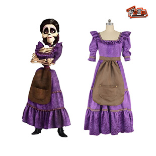 寻梦环游记 COCO太姥姥梅尔达表演服cos服装万圣节亡灵节服装2702