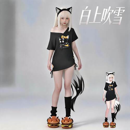 HololiveJP白上吹雪新衣装COS
