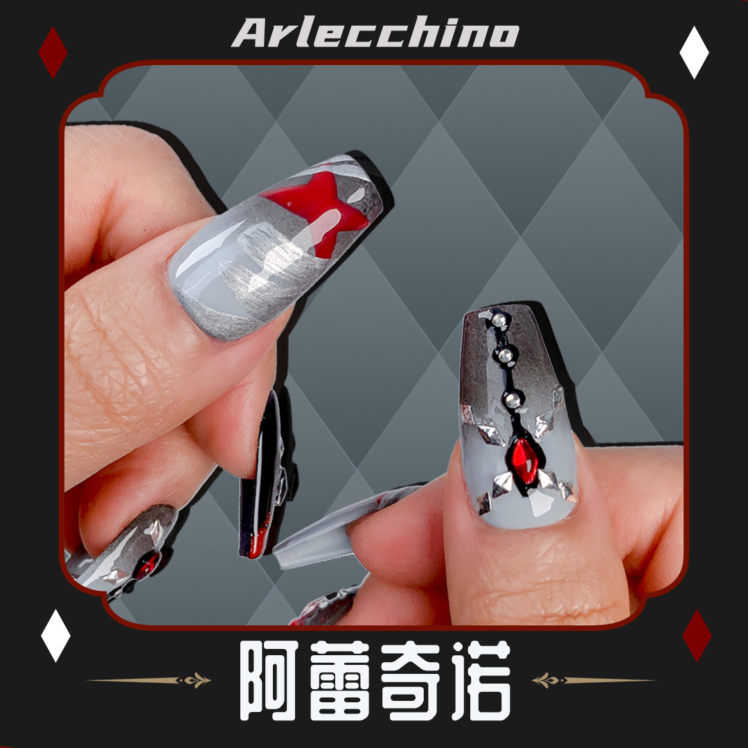 原神周边 阿蕾奇诺 唧立牌谷美游戏二次元手工原神穿戴谷美