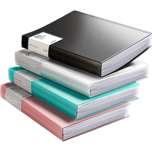 5个a4纸文件夹透明内页a4插页资料册多层多页文件收纳活页翻页钢琴谱乐谱夹谱子办公用品档案分类夹盒夹袋包