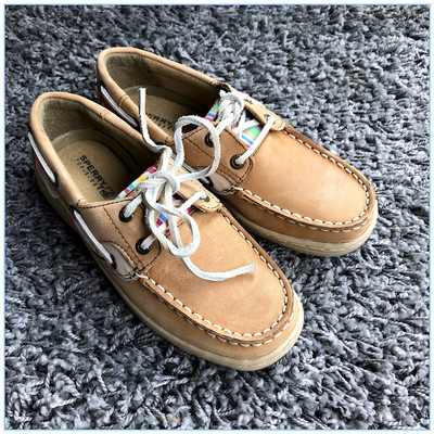 美国购清仓现货top软皮帆船童鞋