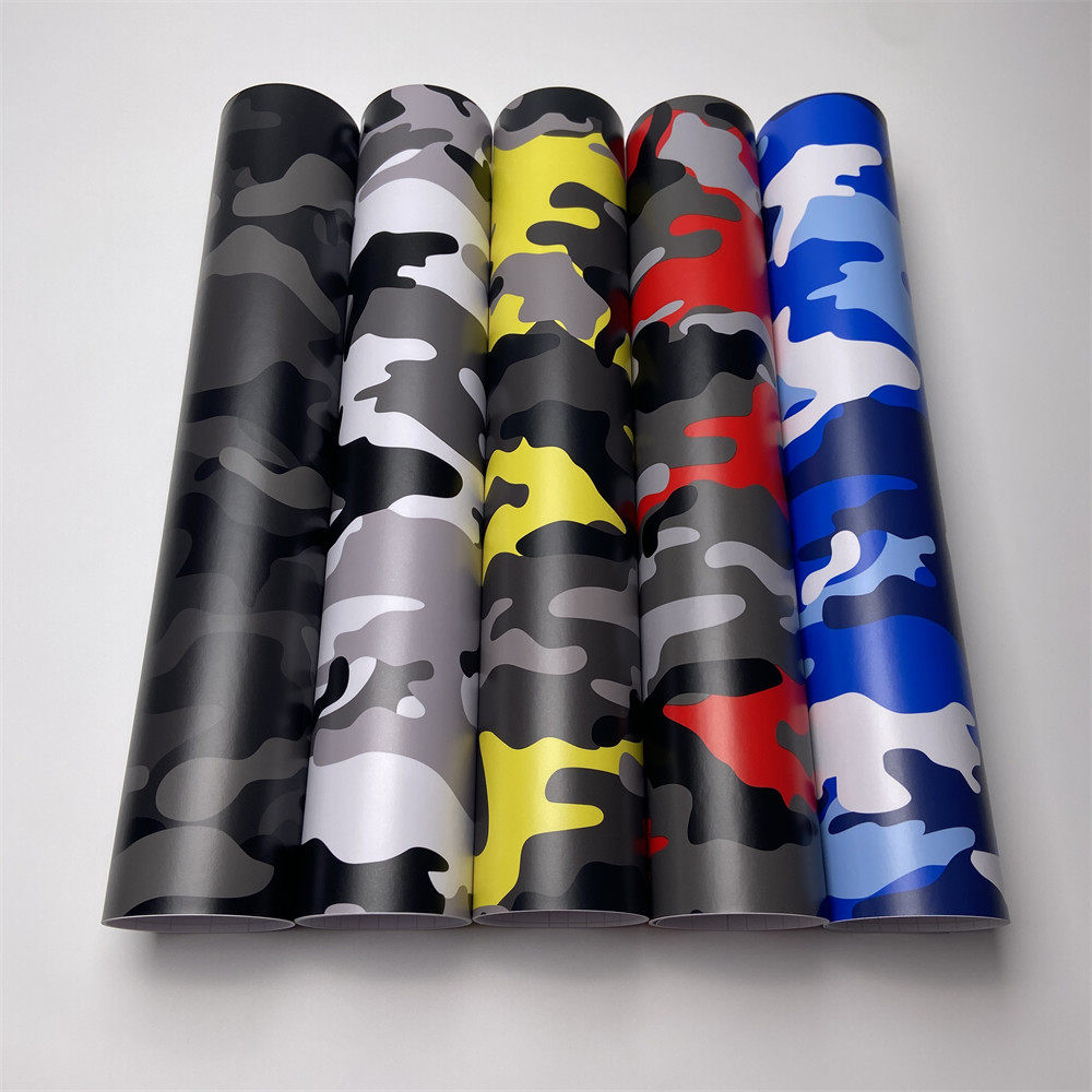 迷彩贴膜新款贴纸平面尾箱音响电动车衣柜机车贴膜包邮改色膜