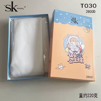 SKT030秋冬新款公主袜加绒加厚白色女童连裤袜舞蹈袜练功打底裤袜