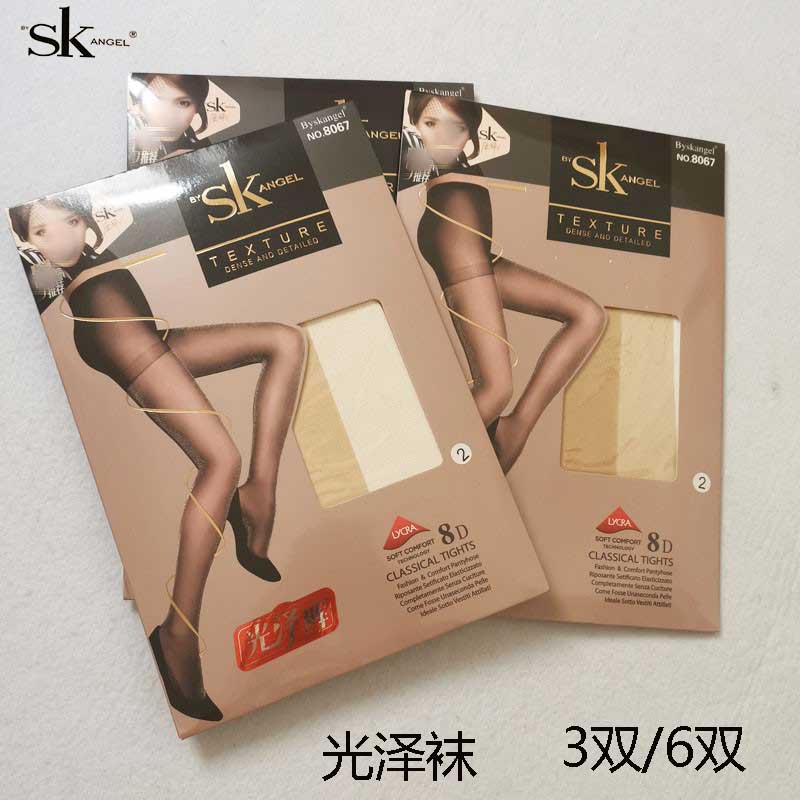 6双光泽夏季薄款连裤袜性感