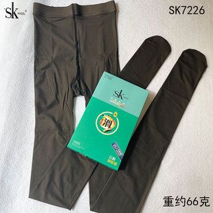 SK7226春秋款假透肉黑透肤连裤袜光腿神器黑丝袜女一体连裤打底裤