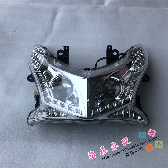 适用泰国本田PCX150/12511-13款 摩托车 配件大灯总成LED前罩灯