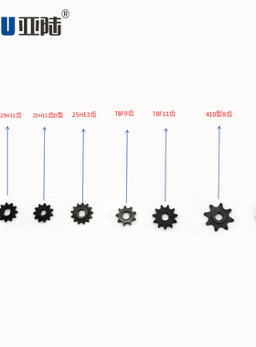 改装沙滩车卡丁车电动自行车滑板车链轮25HT8F410420型链轮改装车