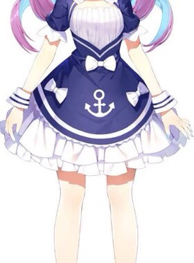 虚拟YouTuber Minato Aqua aqua 阿夸 夸神 cosplay鞋 cos鞋定做