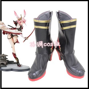 崩坏3 八重樱 真炎幸魂cos鞋子cosplay鞋子定做