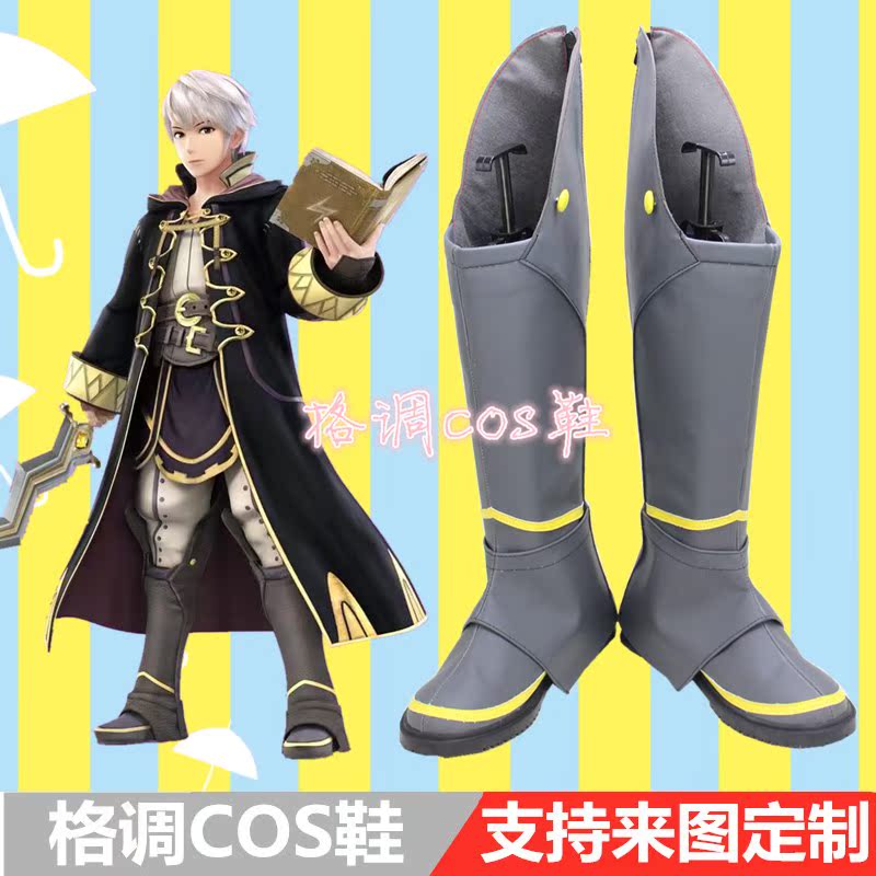 火焰之纹章 觉醒 男性路弗雷 罗宾cosplay鞋cos鞋子定做