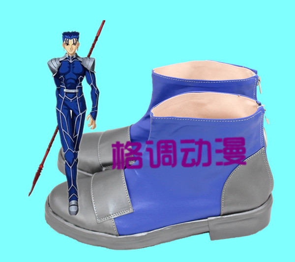 C7742Fate Stay Night Lancer 库林猛犬 库丘林 cos鞋