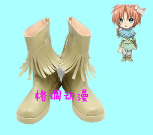 B8446 晨曦公主cos鞋动漫鞋来图定制定制