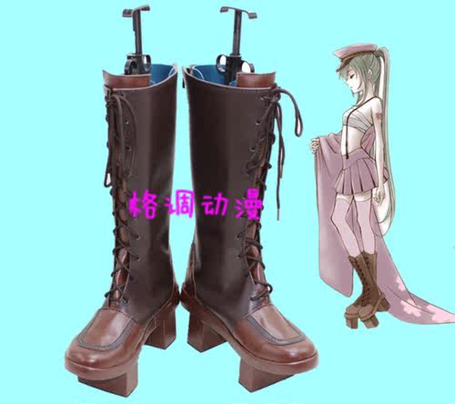 B5603 VOCALOID 初音MIKU 千本樱 COSPLAY鞋