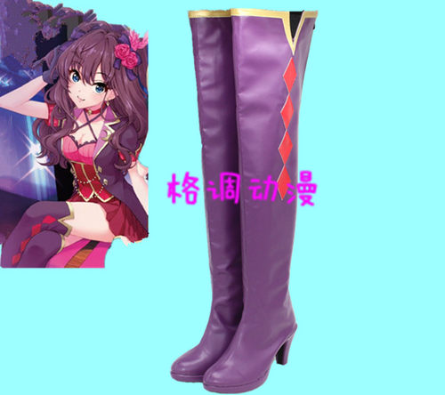 C0601偶像大师莱斯舞台LiPPS一之濑志希Tulip cosplay鞋动漫鞋