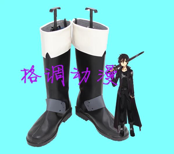 C8586刀剑神域 桐谷和人 桐人COSPLAY鞋 COS鞋