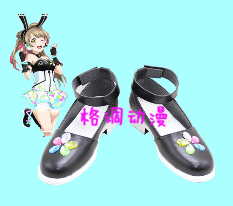B7921lovelive南小鸟偶像歌手电玩觉醒装 COS鞋 COSPLAY鞋(平底）