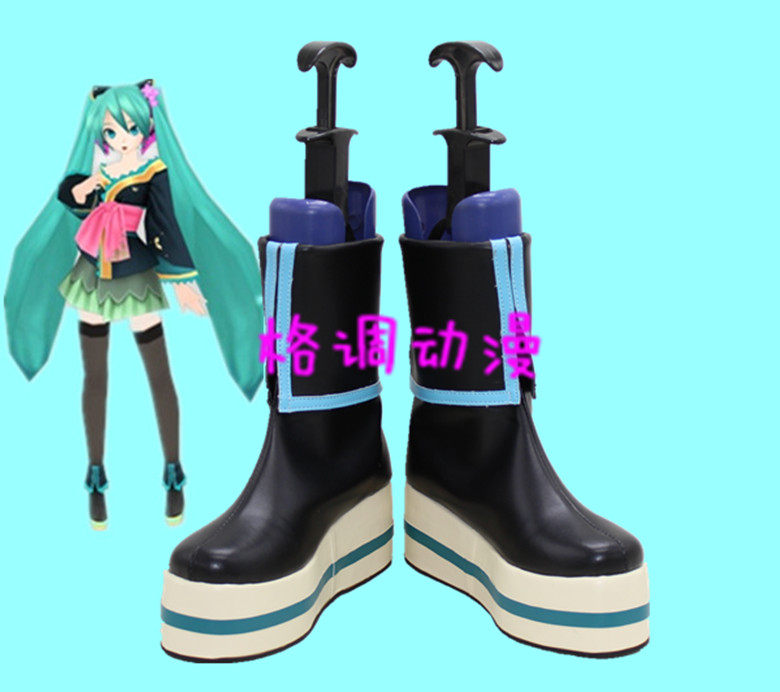 B7309Vocaloid 初音 花魁和服版 COSPLAY动漫鞋