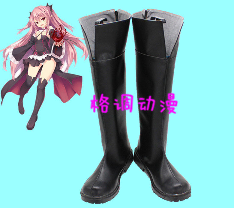 C0504终结的炽天使 克鲁鲁·采佩西 COSPLAY鞋 COS鞋动漫鞋