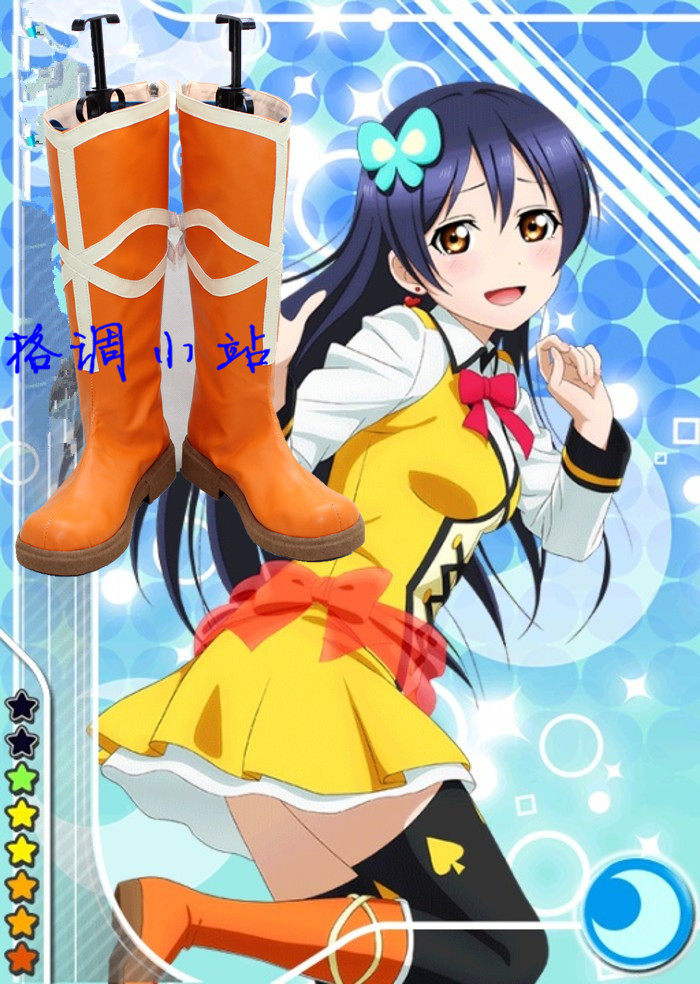 lovelive剧场版 园田海未love live cosplay鞋定制B0760