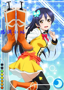 lovelive剧场版 园田海未love live cosplay鞋定制B0760