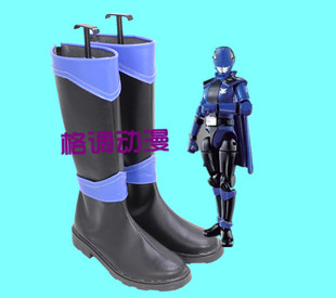 C7264快盜戰隊魯邦連者 魯邦藍cos鞋来图定做