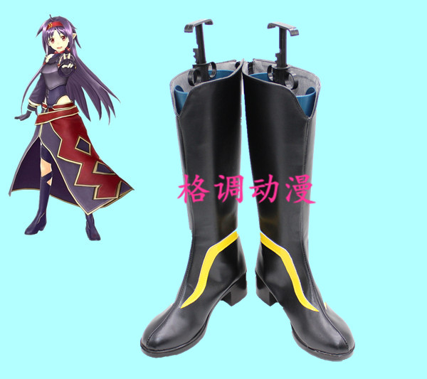 C3934刀剑神域 绝剑篇 cos鞋子 优纪 cosplay鞋人设版