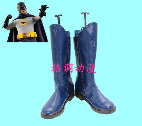 C3224蝙蝠侠1966年电影 COSPLAY鞋 COS鞋动漫鞋来图定制