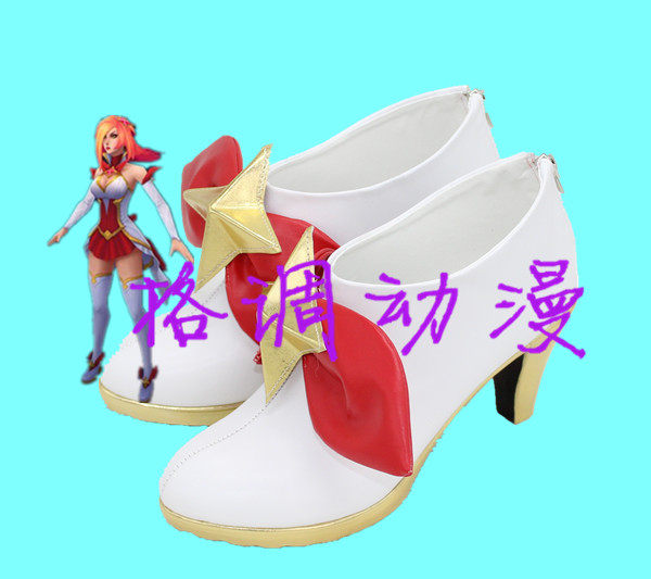 C8141lol魔法少女 星之守护者厄运小姐cos鞋cosplay鞋