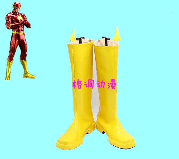 B8082 闪电侠cosplay鞋动漫鞋来图定制
