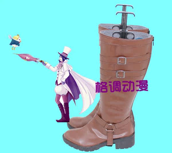 C7368青之驱魔师 理事长cos鞋COSPLAY鞋