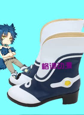 C4443Dramatical Murder 莲 Cosplay鞋COS鞋来图定制