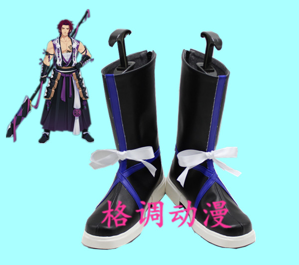 B3945 刀剑乱舞 蜻蛉切 COS鞋 COSPLAY鞋动漫鞋来图定制