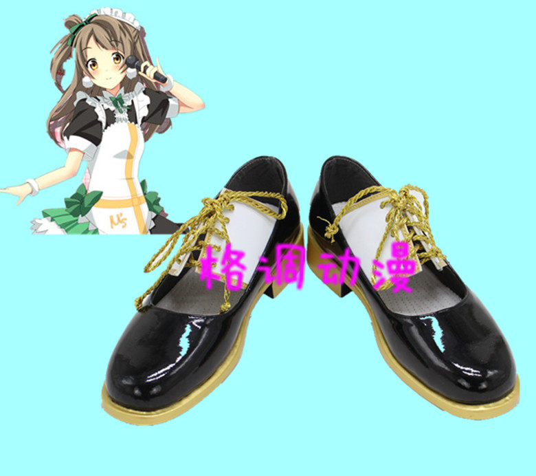 C0669 Lovelive女仆觉醒 果鸟海花凛妮姬绘希动漫鞋cos鞋（平跟）