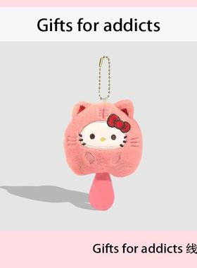 卡通创意ins可爱长尾小狗小猫毛绒公仔玩偶包包挂件公仔情侣礼物