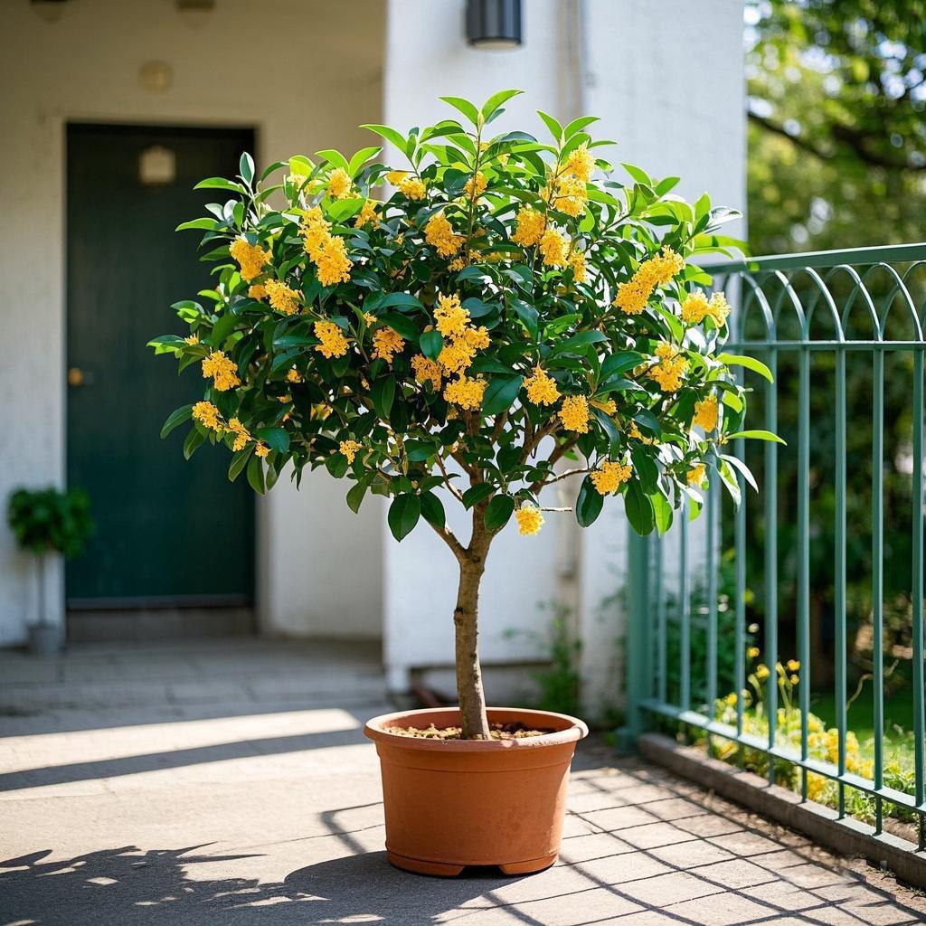 四季桂花树苗盆栽原生室