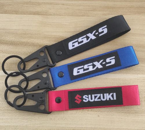 适用铃木GSX-S750 GSXS1000/1000F GSX-S125钥匙扣钥匙带装饰挂绳
