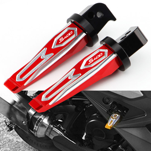 适用光阳大贸赛艇S400 Xciting S400改装左右后脚蹬小脚踏 脚架垫