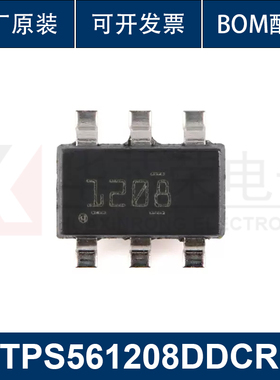 全新原装 TPS561208DDCR 4.5-17V 1A SOT-23-6同步降压转换器芯片