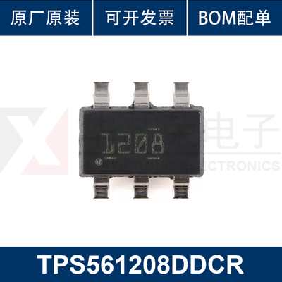 全新原装 TPS561208DDCR 4.5-17V 1A SOT-23-6同步降压转换器芯片