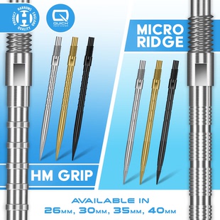 Harrows英国原装进口Quick Points(QP)硬针--HM Grip/Micro Ridge